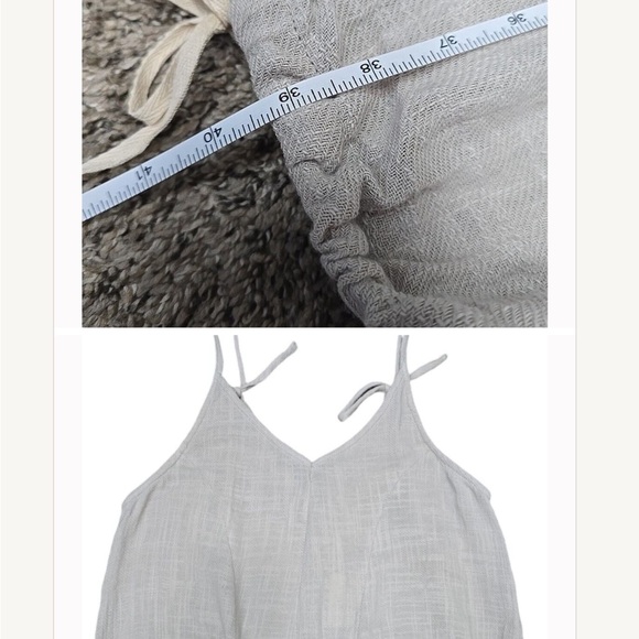 Free People Light Gray Sleeveless Jumpsuit - Picture 7 of 8